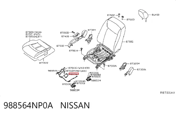  988564NP0A Nissan/Infiniti