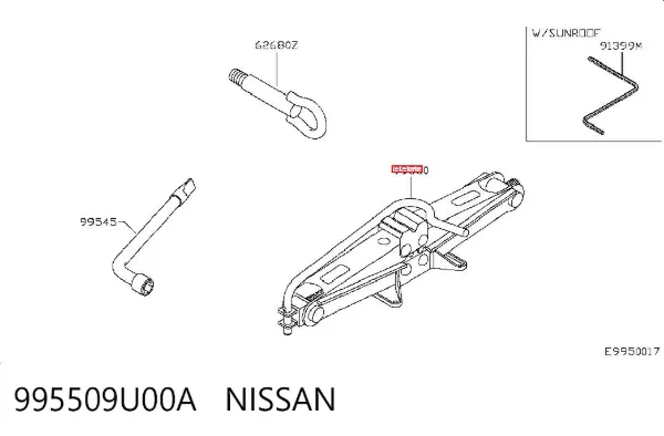  995509U00A Nissan/Infiniti