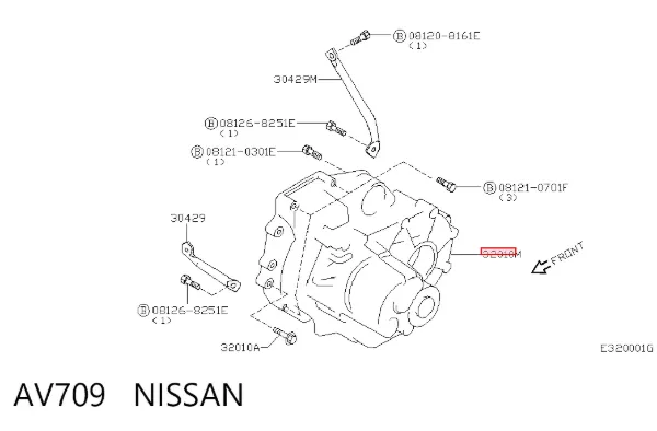 Коробка передач AV709 Nissan/Infiniti