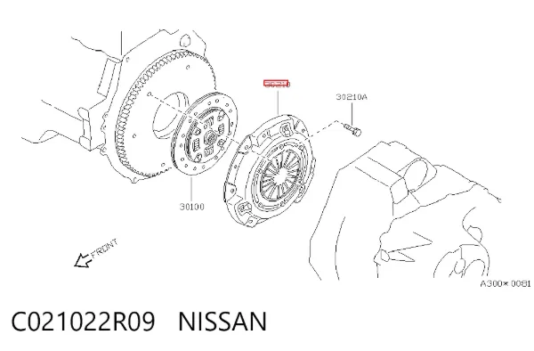Корзина зчеплення C021022R09 Nissan/Infiniti