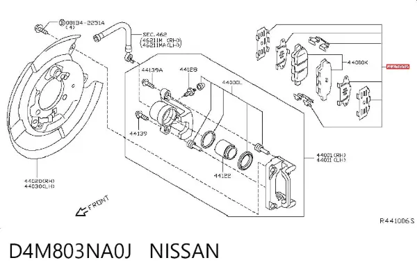  D4M803NA0J Nissan/Infiniti