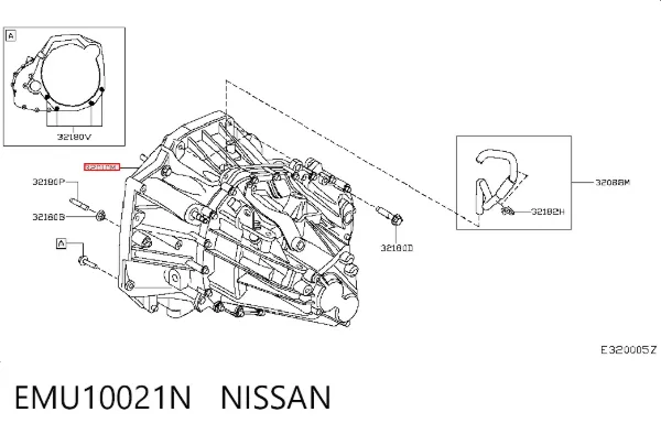 Коробка передач EMU10021N Nissan/Infiniti