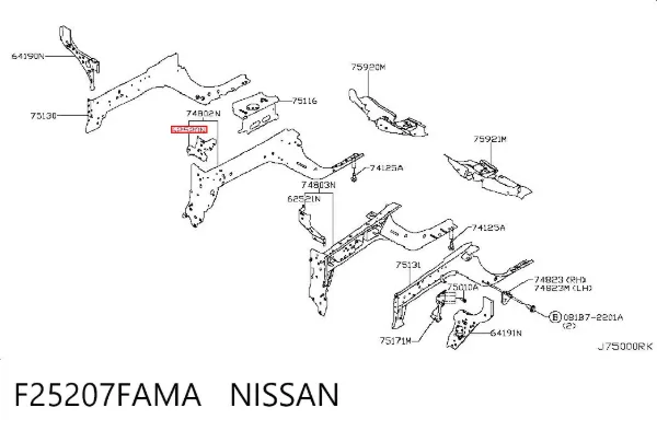  F25207FAMA Nissan/Infiniti