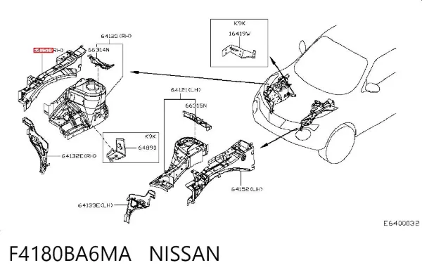  F4180BA6MA Nissan/Infiniti