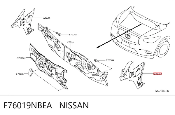  F76019NBEA Nissan/Infiniti