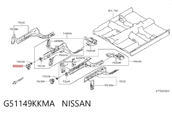 G51149KKMA Nissan/Infiniti