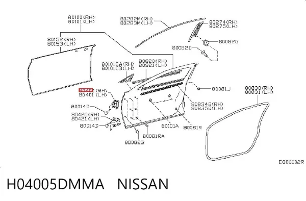  H04005DMMA Nissan/Infiniti