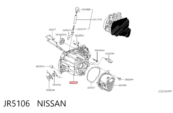 Коробка передач JR5106 Nissan/Infiniti