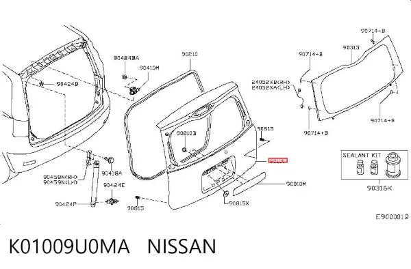 Ляда Nissan Note E11