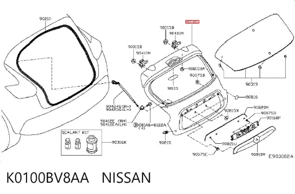Ляда Nissan JUKE NMUK