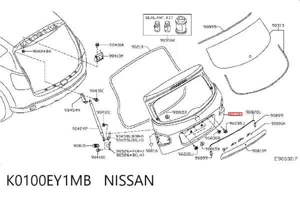 Ляда Nissan Qashqai +2 I