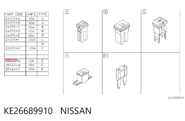  KE26689910 Nissan/Infiniti
