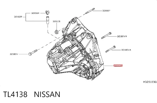 Коробка передач TL4138 Nissan/Infiniti
