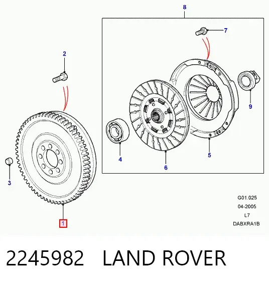 Маховик 2245982 Land Rover