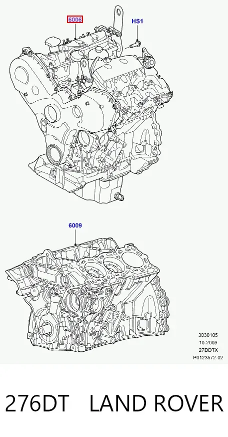 Двигун 276DT Land Rover