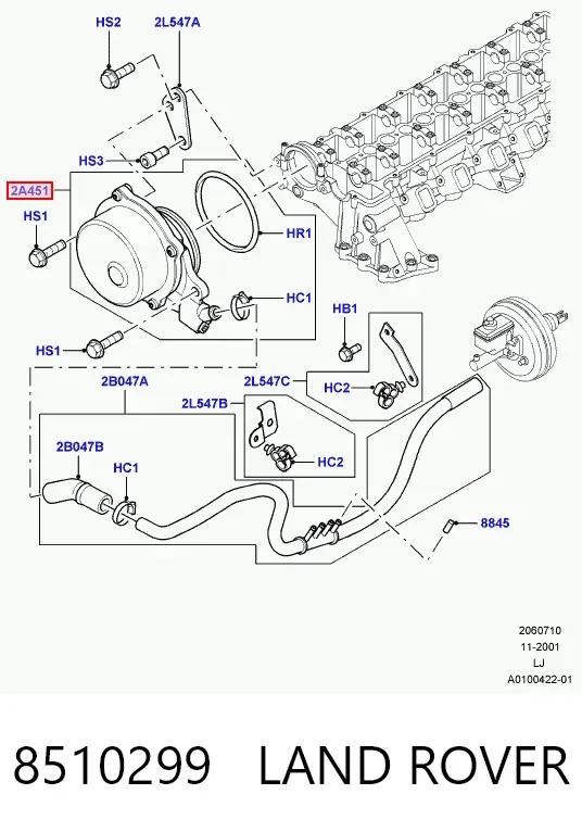 Вакуумний насос Land Rover Range Rover III