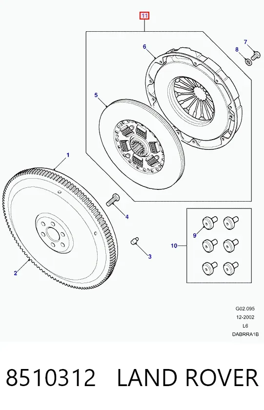 Корзина зчеплення 8510312 Britpart