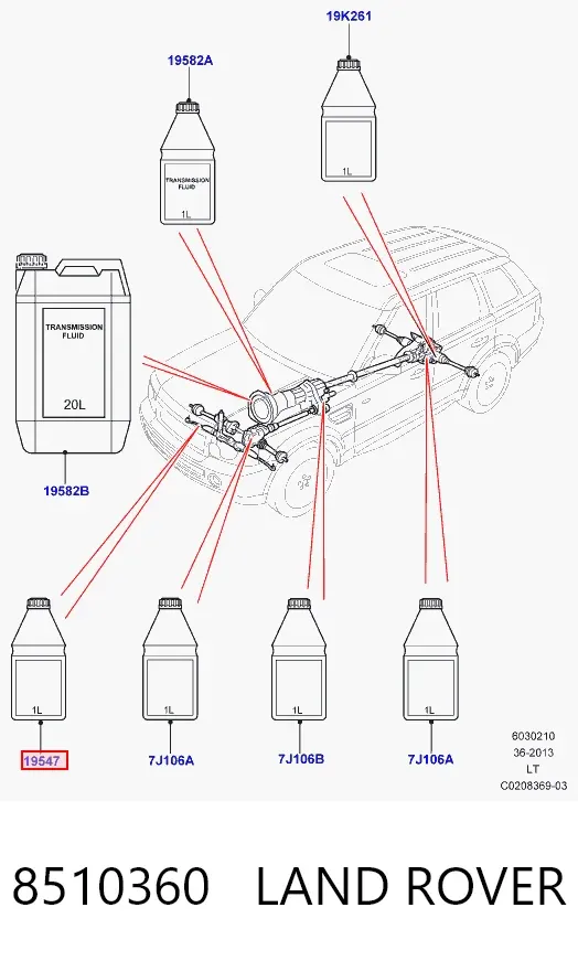 Рідина ГУР 8510360 Land Rover