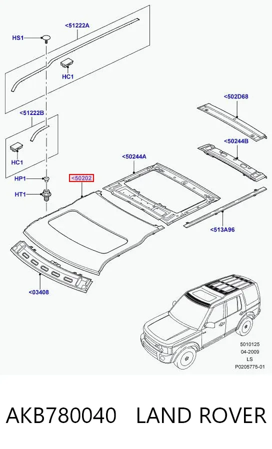  AKB780040 Land Rover