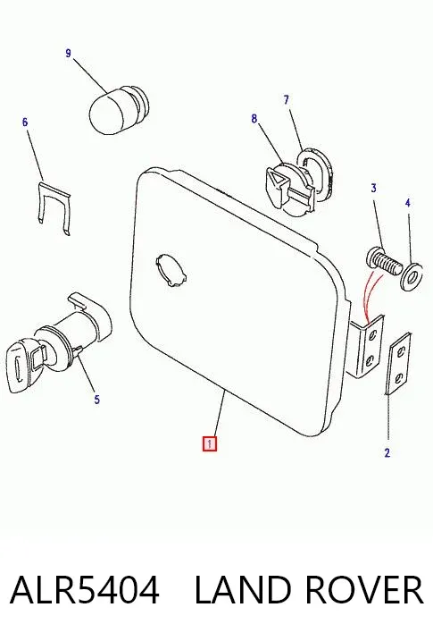 Лючок бензобака ALR5404 Land Rover