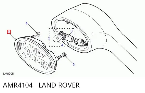 Задній стоп Land Rover Freelander I