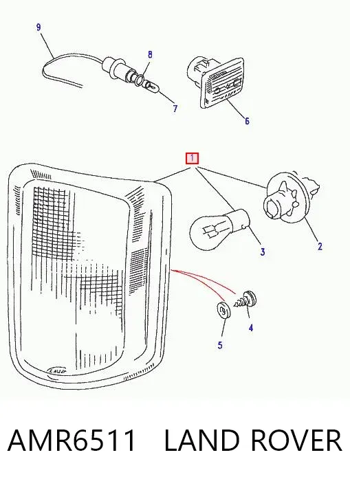 Вказівник повороту лівий AMR6511 Land Rover