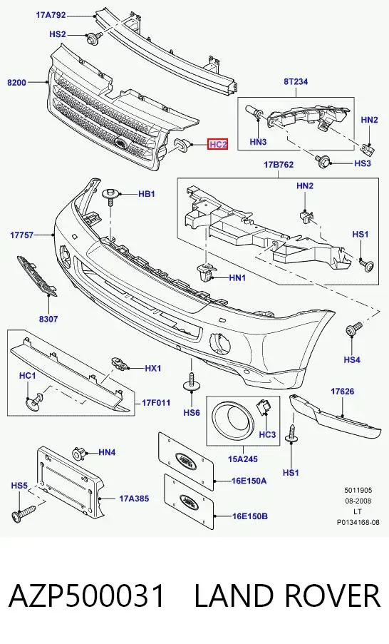  AZP500031 Land Rover