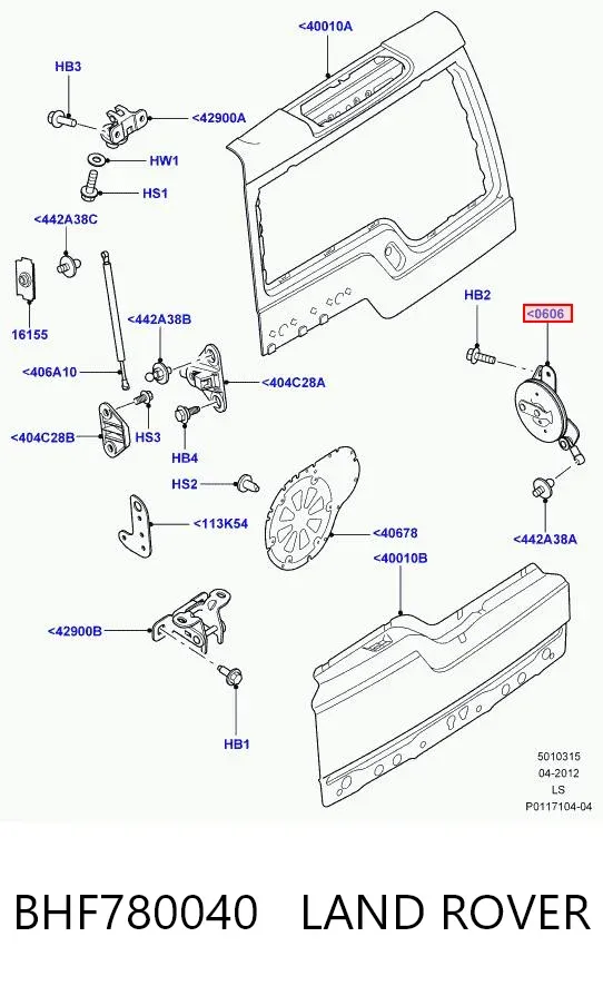  BHF780040 Land Rover