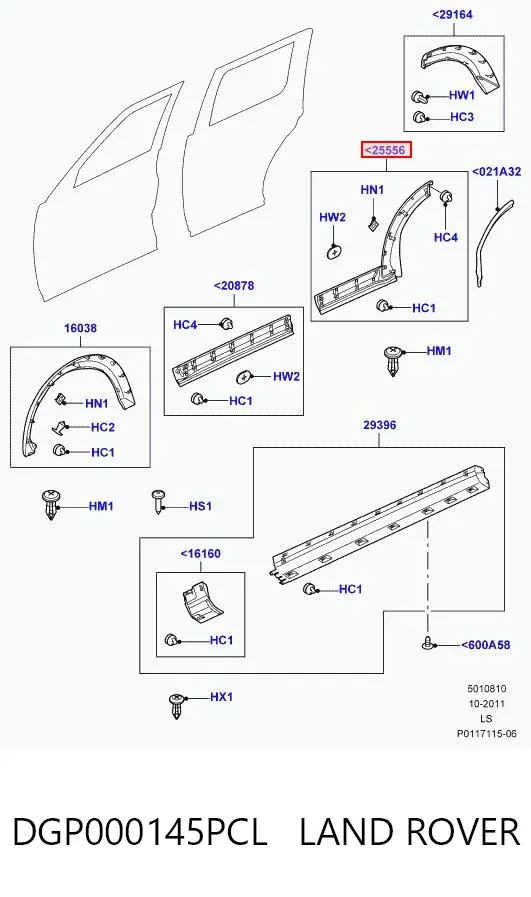  DGP000145PCL Land Rover
