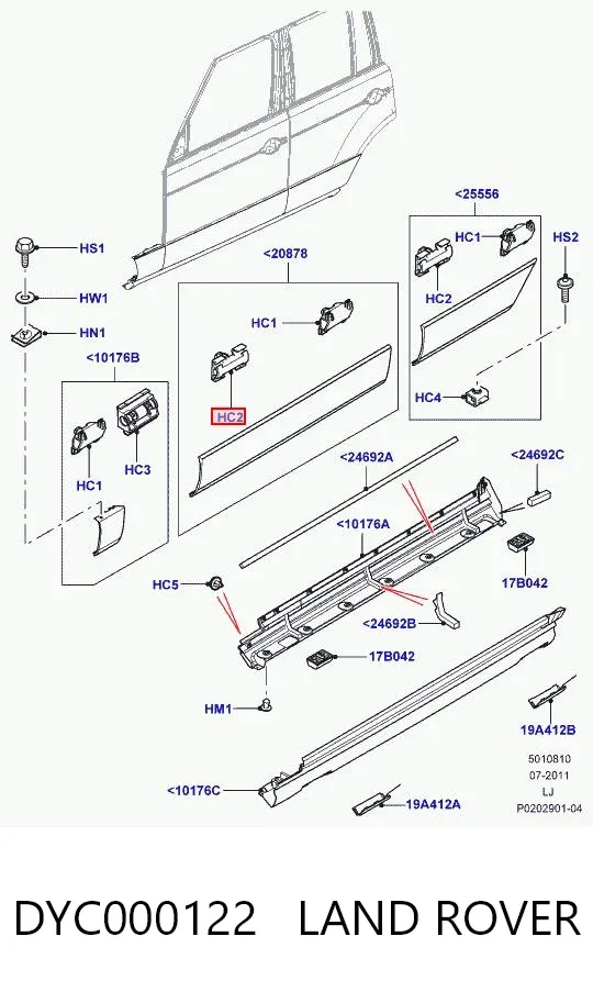  DYC000122 Land Rover