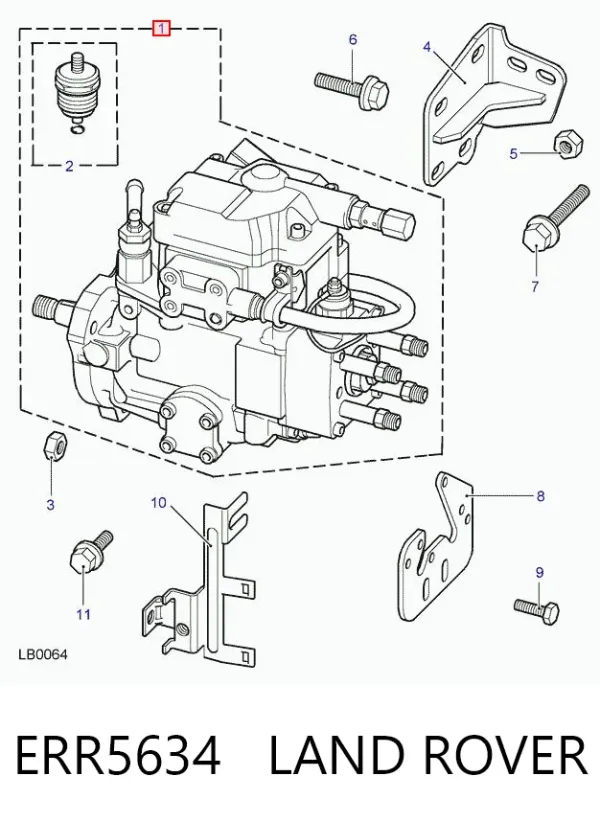 Паливний насос високого тиску ERR5634 Land Rover