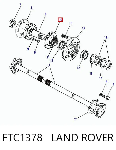  FTC1378 Land Rover
