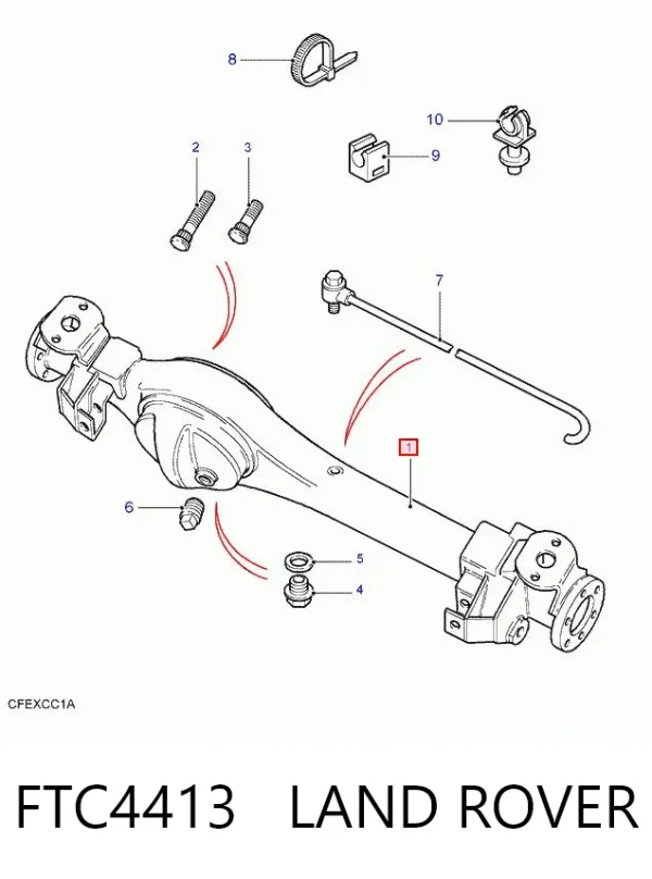 Міст передній в зборі FTC4413 Land Rover