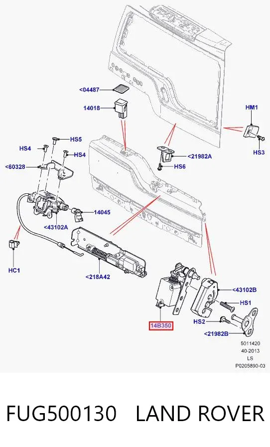  FUG500130 Land Rover