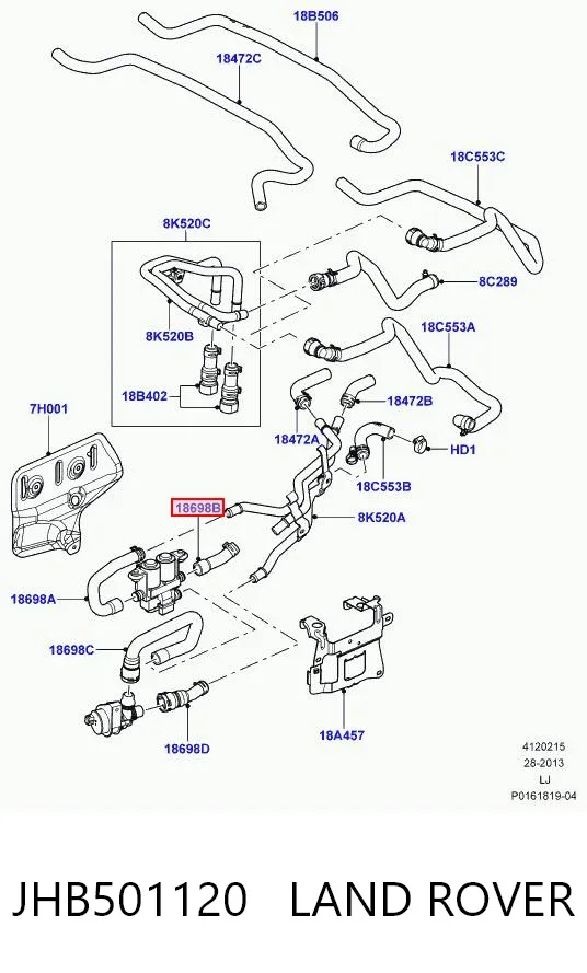  JHB501120 Land Rover