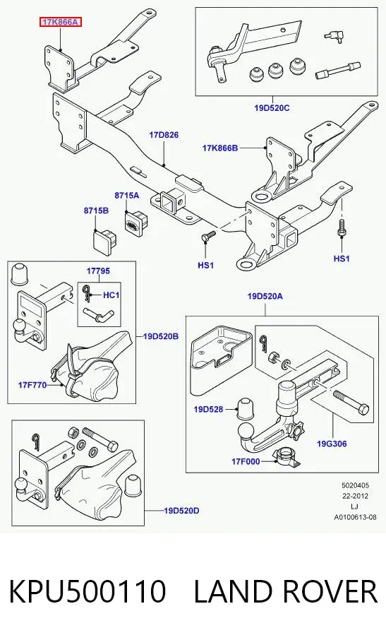  KPU500110 Land Rover