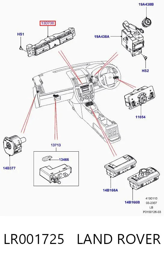  LR001725 Land Rover