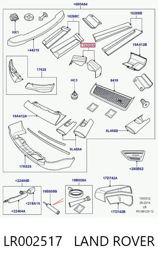  LR002517 Land Rover