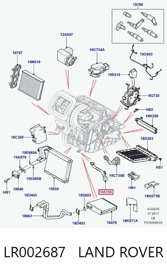  LR002687 Land Rover