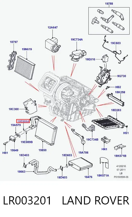  LR003201 Land Rover