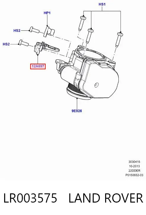 Датчик температури впускного повітря LR003575 Land Rover