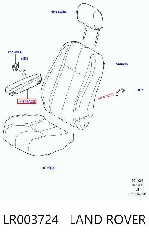  LR003724 Land Rover