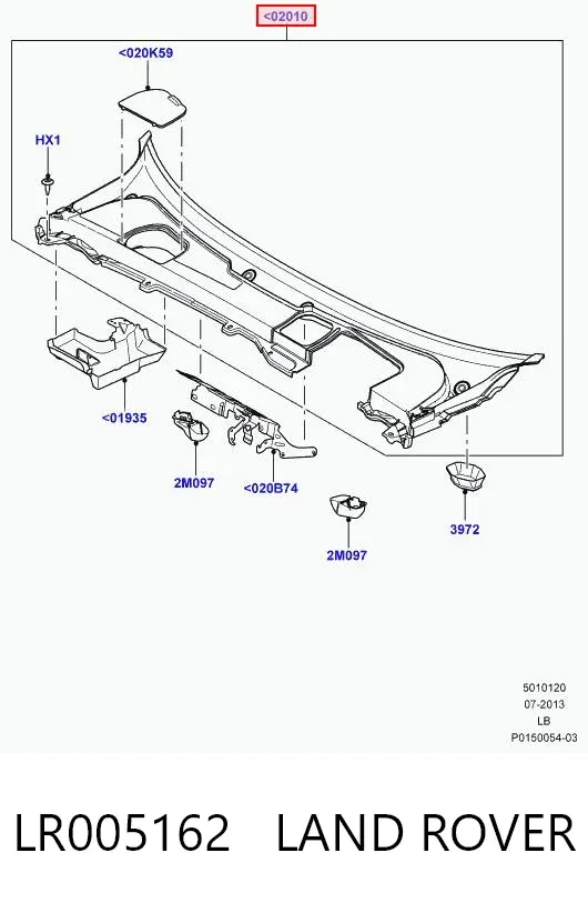  LR005162 Land Rover