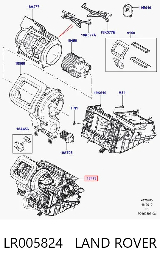  LR005824 Land Rover