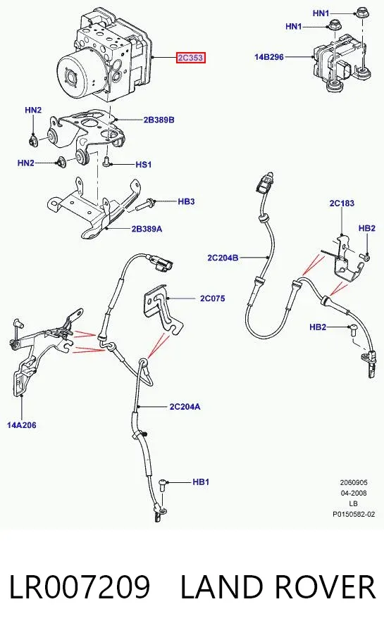  LR007209 Land Rover