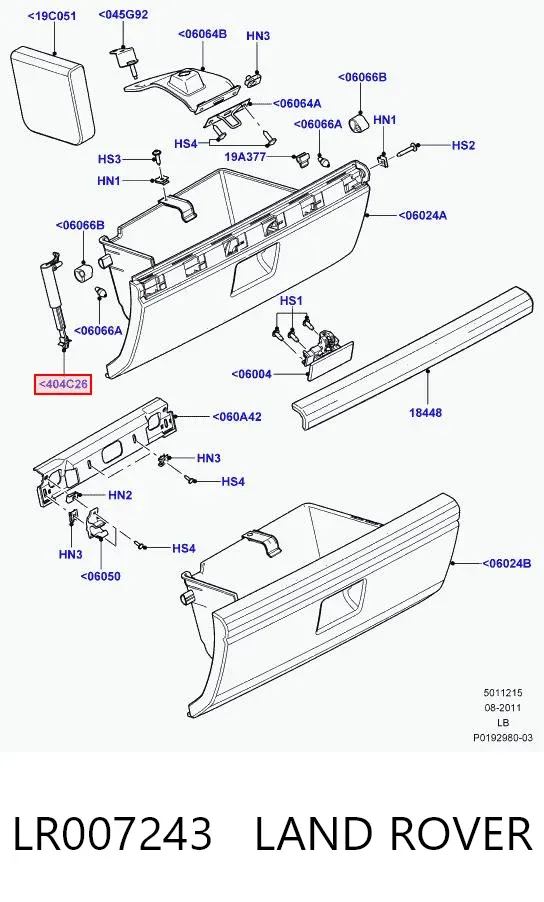  LR007243 Land Rover