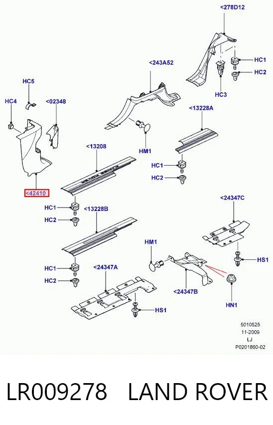  LR009278 Land Rover
