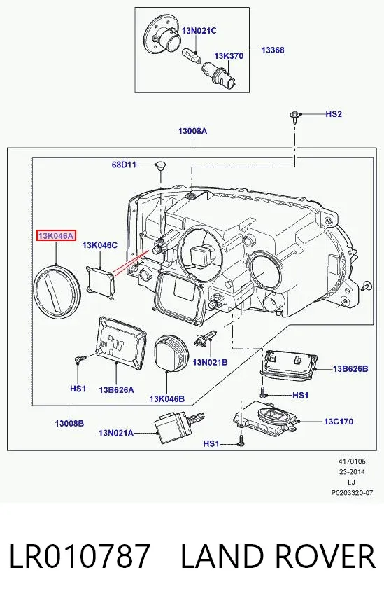  LR010787 Land Rover
