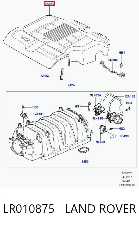  LR010875 Land Rover