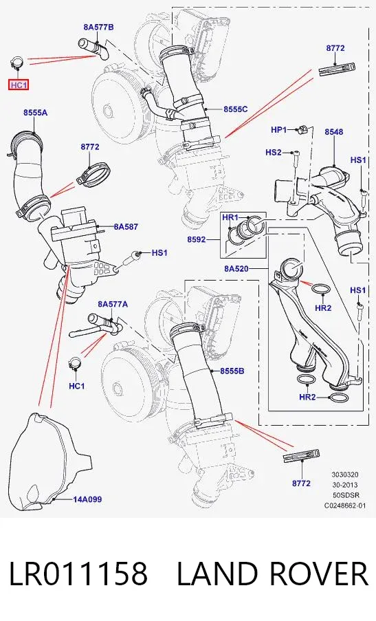  LR011158 Land Rover